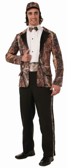 Hunting for Love Mens Duck Hunter Camo Groom Wedding Tuxedo Halloween Costume