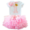 New Trend Dress For Baby Girls First 1st Birthday Baby Clothing Toddler Summer Clothes For Birthday Party