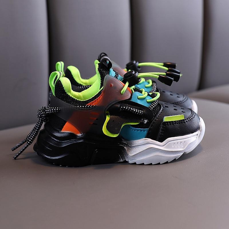 Baby Girls Boys Casual Shoes Soft Bottom Non-slip Breathable Outdoor Fashion Kids Sneakers Children Sports Shoes