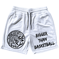 Bigger Than Basketball - Shorts - White