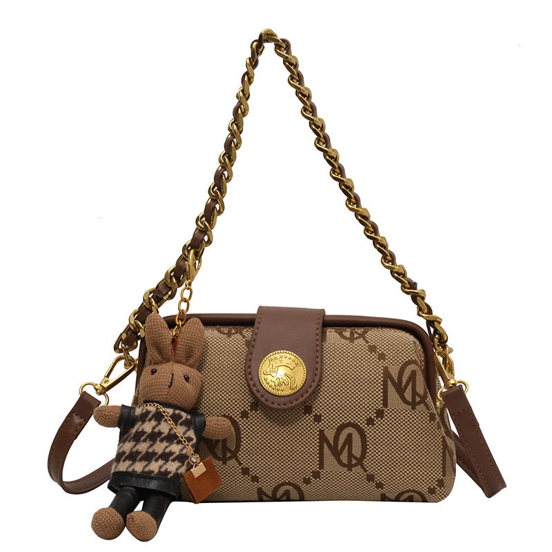 Women's Chain Underarm Design Fashionable Cloth Popular Crossbody Bags