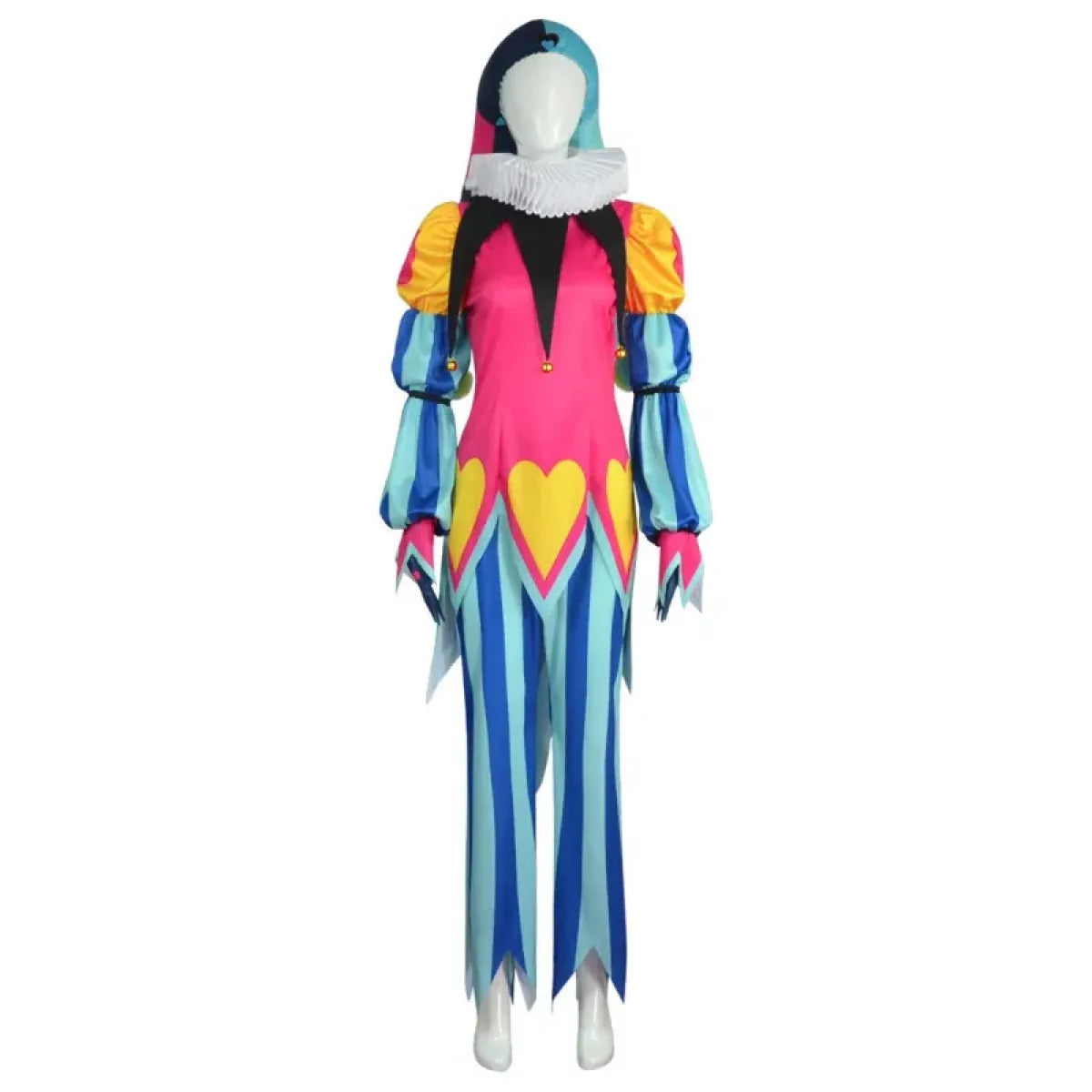Fizzarolli Cosplay Costume – Helluva Boss Jester Outfit Full Set