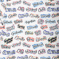 Paises Leggings Set for Kids | Vibrant Multicultural Print